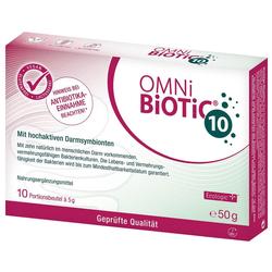 Die Verpackung zeigt ein Nahrungsergänzungsmittel für die Darmgesundheit.